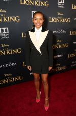 YARA SHAHIDI at The Lion King Premiere in Hollywood 07/09/2019