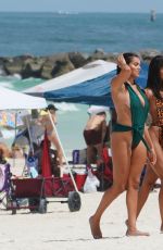 YOVANNA VENTURA in Bikini at a Beach in Miami 07/14/2019