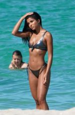 YOVANNA VENTURA in Bikini on the Beach in Miami 07/11/2019
