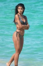 YOVANNA VENTURA in Bikini on the Beach in Miami 07/11/2019