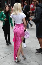ZARA LARSSON Leaves Capital Radio in London 07/10/2019