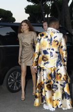 ZENDAYA Arrives at Fendi Cocktail in Rome 07/04/2019