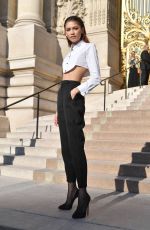 ZENDAYA at Giorgio Armani Prive Haute Couture Show at Paris Fashion Week 07/02/2019