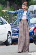 ZENDAYA COLEMAN Out for Lunch with Her Brother Austin in Burbank 07/25/2019