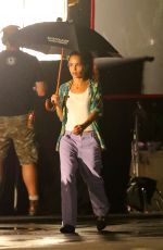ZOE KRAVITZ on the Set of High Fidelity in New York 07/11/2019