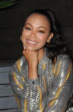 ZOE SAlDANA at Tijuana Ymca Benefit in Beverly Hills 07/27/2019