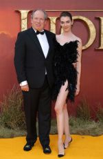ZOE ZIMMER at The Lion King Premiere in London 07/14/2019