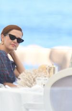 ZOEY DEUTCH and Dylan Hayes at Hotel Regina Isabella in Ischia 07/18/2019