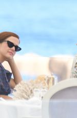 ZOEY DEUTCH and Dylan Hayes at Hotel Regina Isabella in Ischia 07/18/2019