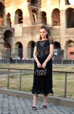ZOEY DEUTCH at Fendi Couture Cocktail in Rome 07/04/2019