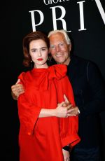 ZOEY DEUTCH at Giorgio Armani Prive Haute Couture Show at Paris Fashion Week 07/02/2019