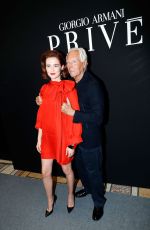 ZOEY DEUTCH at Giorgio Armani Prive Haute Couture Show at Paris Fashion Week 07/02/2019