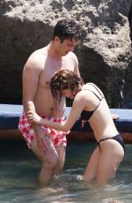 ZOEY DEUTCH in Bikini at a Beach in Ischia 07/17/2019