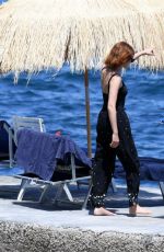 ZOEY DEUTCH Out and About in Ischia 07/14/2019