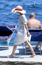 ZOEY DEUTCH Out and About in Ischia 07/14/2019