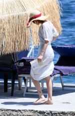 ZOEY DEUTCH Out and About in Ischia 07/14/2019