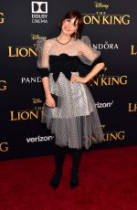 ZOOEY DESCHANEL at The Lion King Premiere in Hollywood 07/09/2019