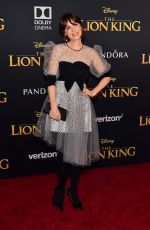 ZOOEY DESCHANEL at The Lion King Premiere in Hollywood 07/09/2019