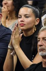 ADRIANA LIMA at Keys vs Sofia Kenin Game at Arthur Ashe Stadium in New York 08/30/2019