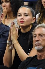 ADRIANA LIMA at Keys vs Sofia Kenin Game at Arthur Ashe Stadium in New York 08/30/2019