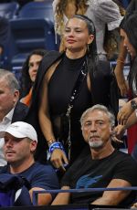 ADRIANA LIMA at Keys vs Sofia Kenin Game at Arthur Ashe Stadium in New York 08/30/2019