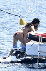 ADRIANA LIMA in Bikini at a Yacht in Italy 08/08/2019
