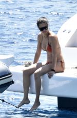 ADRIANA LIMA in Bikini at a Yacht in Italy 08/08/2019