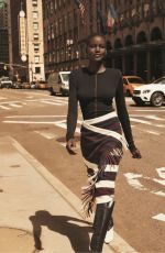 ADUT AKECH for H&M Fall/Winter 2019 Campaign Photoshoot in New York