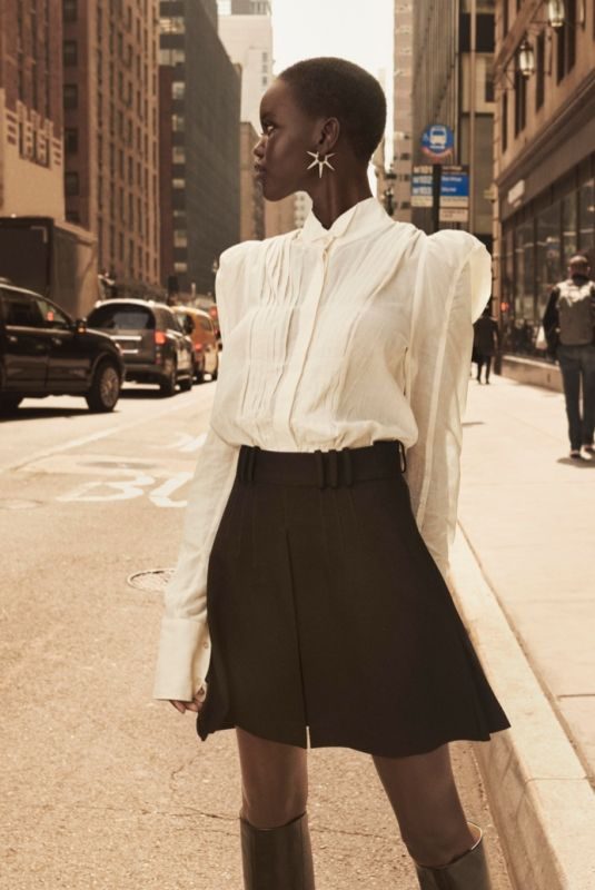 ADUT AKECH for H&M Fall/Winter 2019 Campaign Photoshoot in New York