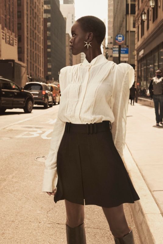 ADUT AKECH for H&M Fall/Winter 2019 Campaign Photoshoot in New York