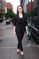 AISLING FRANCIOSI Arrives at Build Series in New York 08/07/2019