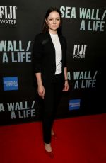 AISLING FRANCIOSI at Fiji Water at Sea Wall / A Life Opening Night on Broadway in New York 08/08/2019