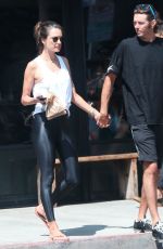 ALESSANDRA AMBROSIO and Nicolo Oddi Out in Los Angeles 08/12/2019