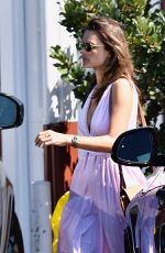 ALESSANDRA AMBROSIO at a Mexican Restaurant in Los Angeles 08/13/2019