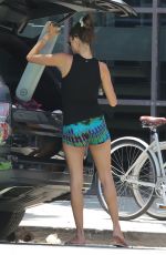 ALESSANDRA AMBROSIO at a Yoga Class in Santa Monica 08/19/2019