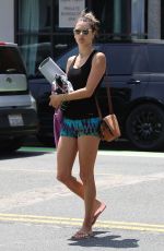 ALESSANDRA AMBROSIO at a Yoga Class in Santa Monica 08/19/2019