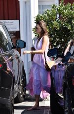 ALESSANDRA AMBROSIO at Brentwood Country Mart in Los Angeles 08/13/2019