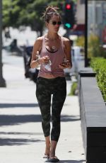 ALESSANDRA AMBROSIO Heading to a Gym in Los Angeles 08/06/2019