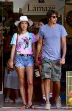 ALESSANDRA AMBROSIO Out Shopping in Malibu 08/07/2019
