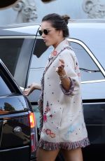 ALESSANDRA AMBROSIO Shopping at Maxfield