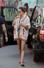 ALESSANDRA AMBROSIO Shopping at Maxfield