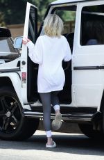 ALESSANDRA TORRESANI Out with Her Dog in Studio City 08/08/2019