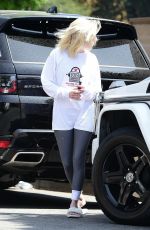 ALESSANDRA TORRESANI Out with Her Dog in Studio City 08/08/2019