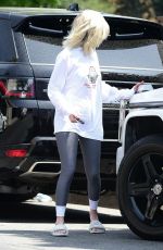 ALESSANDRA TORRESANI Out with Her Dog in Studio City 08/08/2019