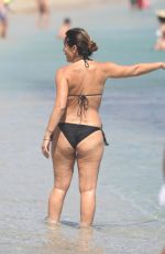 ALEXANDRA PASCALIDOU and GINA DIRAWI in Bikinis at a Beach in Mykonos 08/12/2019