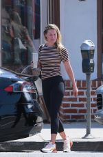 ALI LARTER Leaves Tracy Anderson Gym in Brentwood 08/22/2019