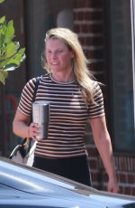 ALI LARTER Leaves Tracy Anderson Gym in Brentwood 08/22/2019