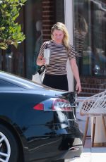 ALI LARTER Leaves Tracy Anderson Gym in Brentwood 08/22/2019
