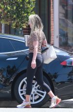 ALI LARTER Leaves Tracy Anderson Gym in Brentwood 08/22/2019