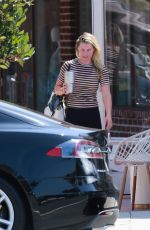 ALI LARTER Leaves Tracy Anderson Gym in Brentwood 08/22/2019